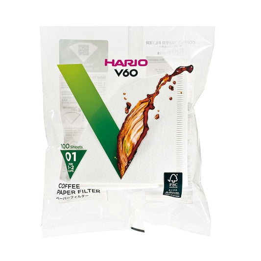 Hario V60 Paper Filter 01 - 100 Pack