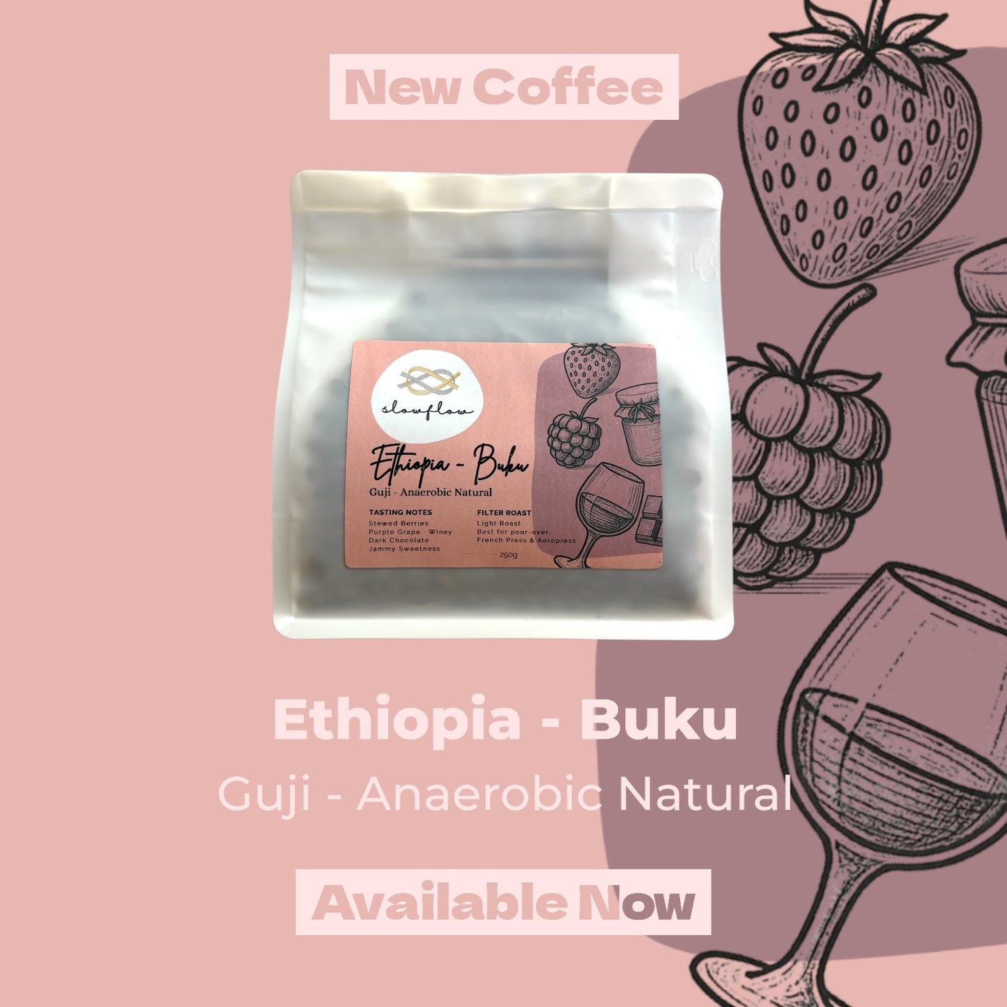Ethiopia Guji Buku – Anaerobic Natural